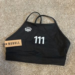 Brand new NoBull plush heather high neck sports bra